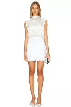 Симран мини платье Amanda Uprichard, белый