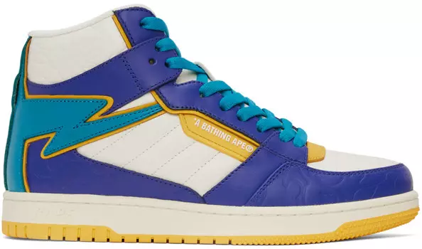 Сине-белые кроссовки STA 88 Mid #1 M1 Bape