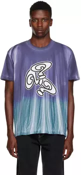 Сине-фиолетовая футболка Jay Eytys