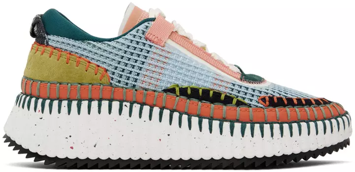 Сине-розовые кроссовки Nama Chlo