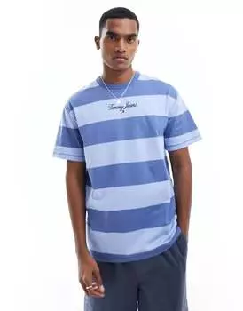 Сине-серая футболка Tommy Jeans