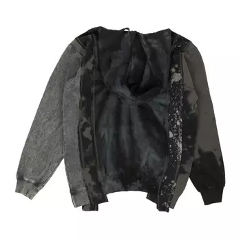 Сине-серая хлопковая худи с принтом тай-дай Needles, цвет Pattern