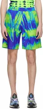 Сине-зеленые плавки с рисунком AGR