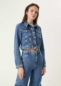 Синее джинсовое пальто Beymen