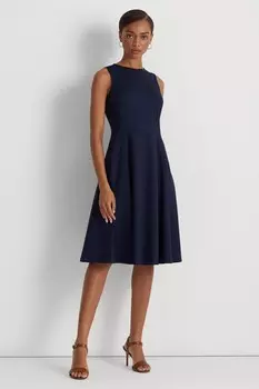 Синее платье без рукавов Charley Lauren Ralph Lauren, синий
