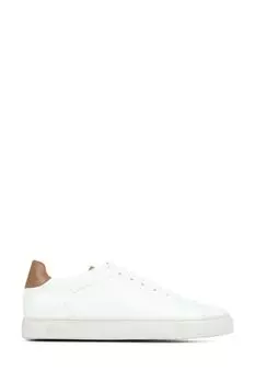 Сингапурские кожаные спортивные туфли на шнуровке Jones Bootmaker, белый