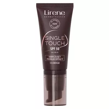 Single Touch Spf50 Увлажняющая маскирующая основа 03 Бежевый 30 мл Lirene