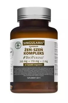 Singularis Ginseng Complex, Добавка , 60 капсул Singularis-Herbs