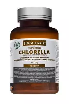 Singularis, Superior Chlorella, 550 мг, Добавка , 60 капсул