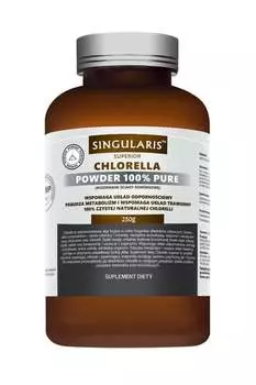 Singularis, Superior Chlorella Powder 100% Pure, Добавка , порошок 250 г