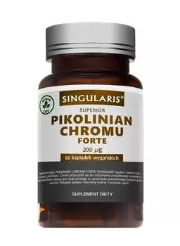 Singularis, Superior, Добавка пиколинат хрома форте, 60 капсул. Singularis-Herbs