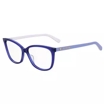 Синие ацетатные оправа LOVE MOSCHINO