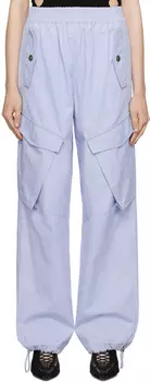 Синие эластичные брюки Dion Lee