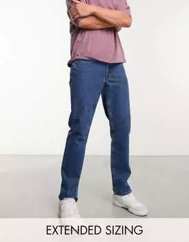 Синие эластичные узкие джинсы ASOS DESIGN