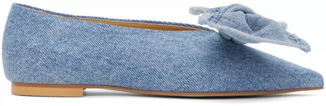 Синие балетки Monroe KIMHĒKIM