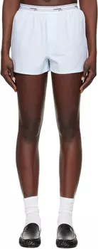 Синие боксеры HommeGirls, Ticking stripe