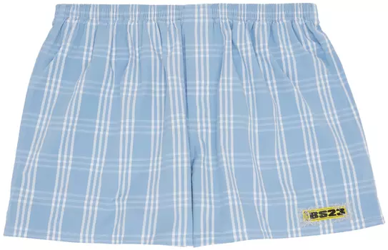 Синие боксеры в клетку PALMER