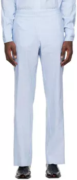 Синие брюки №198 в полоску Gabriela Coll Garments