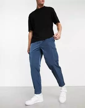 Синие брюки карго Boss taberon
