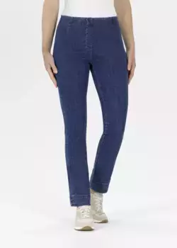 Синие брюки стретч Stehmann, синий