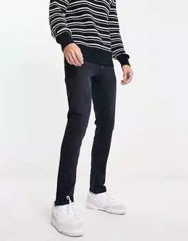 Синие черные джинсы узкого кроя Jack & Jones Intelligence Glenn