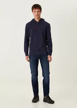 Синие джинсовые брюки Kiton