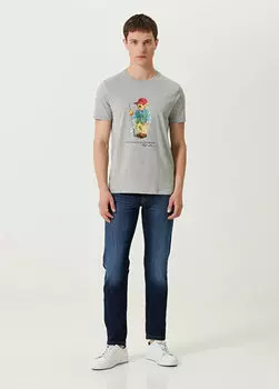 Синие джинсовые брюки Kiton