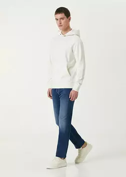 Синие джинсовые брюки Moorer