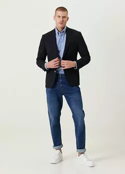 Синие джинсовые брюки Network