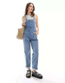 Синие джинсовые комбинезоны ASOS