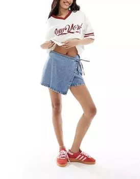 Синие джинсовые шорты ASOS