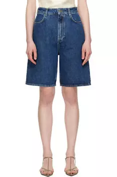 Синие джинсовые шорты Isu Loulou de Saison