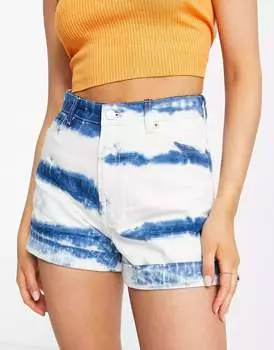 Синие джинсовые шорты Monki