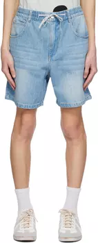 Синие джинсовые шорты на кулиске A PERSONAL NOTE 73