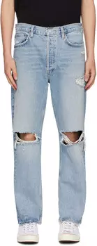 Синие джинсы 90-х AGOLDE, Threadbare