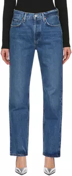 Синие джинсы AGOLDE Lana