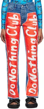 Синие джинсы Beni Bischof Edition Do Nothing Club Meryll Rogge