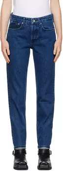 Синие джинсы-бойфренды Rosa rag & bone