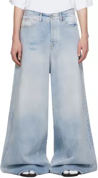 Синие джинсы большой формы Vetements, цвет Blue