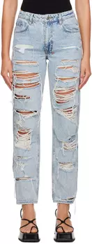Синие джинсы Brooklyn Trashed Ksubi