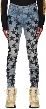 Синие джинсы Chemist Star AMIRI