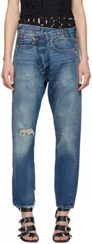 Синие джинсы Crossover R13, Garnet blue