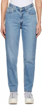 Синие джинсы для мам 80-х Levi's