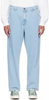 Синие джинсы до колена Carhartt Work In Progress, цвет Blue