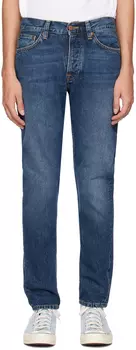 Синие джинсы Eddie II Nudie Jeans