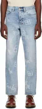 Синие джинсы-футляр Anti K Kash Ksubi