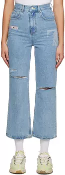 Синие джинсы Guggenheim Голубой Светлый Kijun