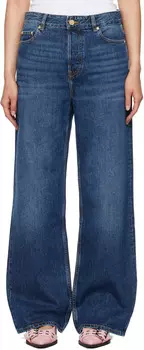 Синие джинсы Izey GANNI, Dark blue vintage