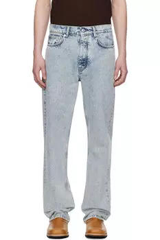 Синие джинсы классического кроя Sfr