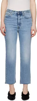 Синие джинсы классического кроя TOTEME